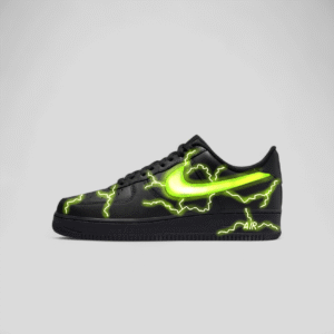 Air Force 1 black Green Electric